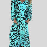 Jessa - Robe Maxi Léopard