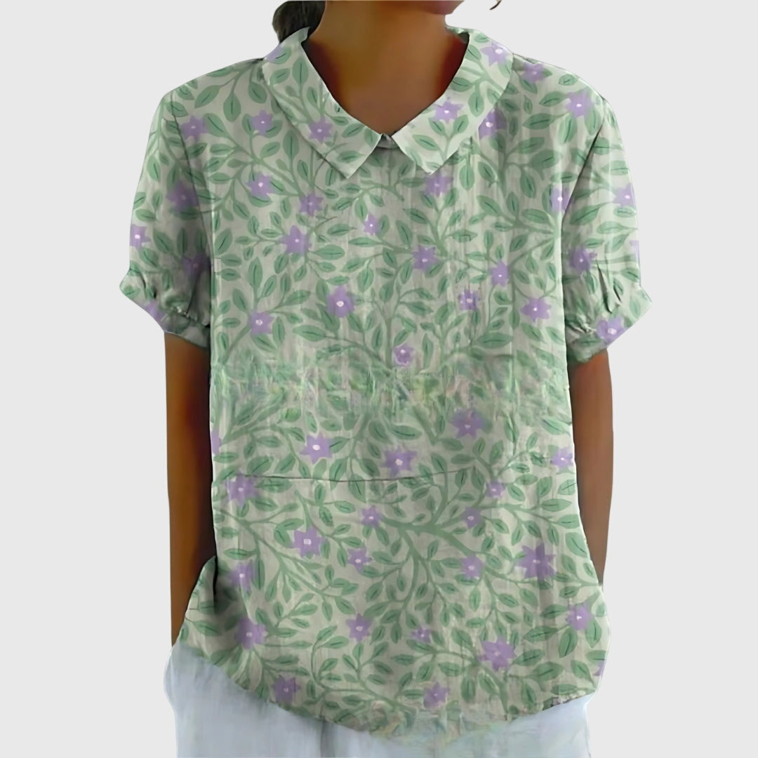 Jenna - Blouse Fleurie