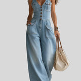Sophie - Combinaison en denim ample