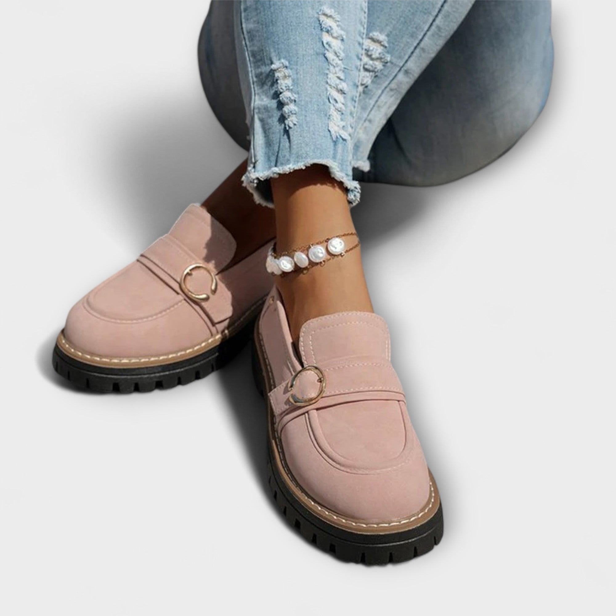 Lora - Mocassins Casual À Bout Rond