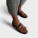 Fleur - Mocassins Marron À Bout Rond