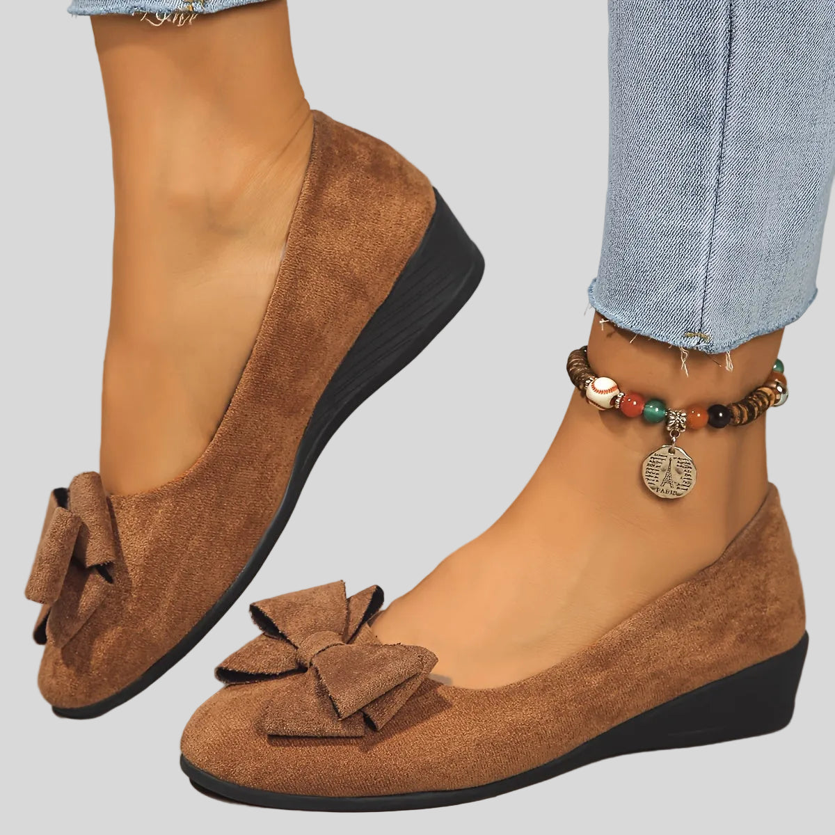 Clara – Ballerines Compensées Élégantes
