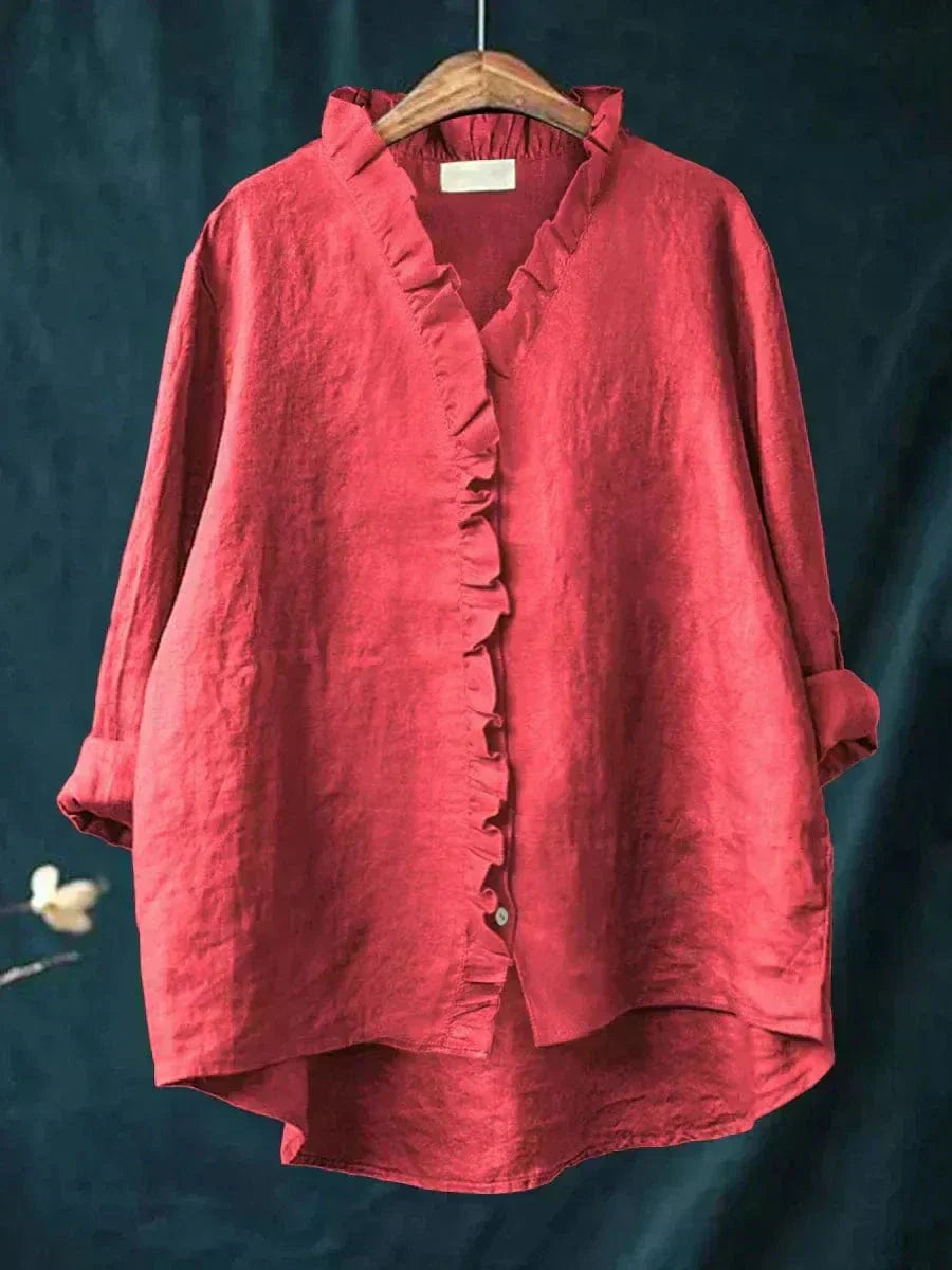 Eline - Blouse Élégante D'Été
