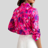 Colette – Chemisier Floral Éclatant