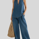 Ivy - Ensemble deux pièces denim vintage