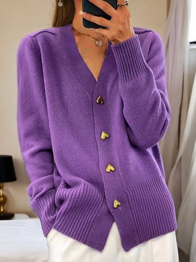 Amy - Cardigan Élégant En Maille