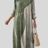 Madeleine – Robe Naturelle Élégance Contemporaine